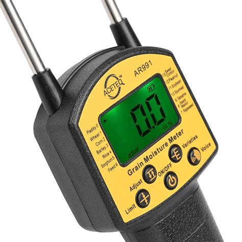 grain moisture meter charts|grain moisture meter ar991.